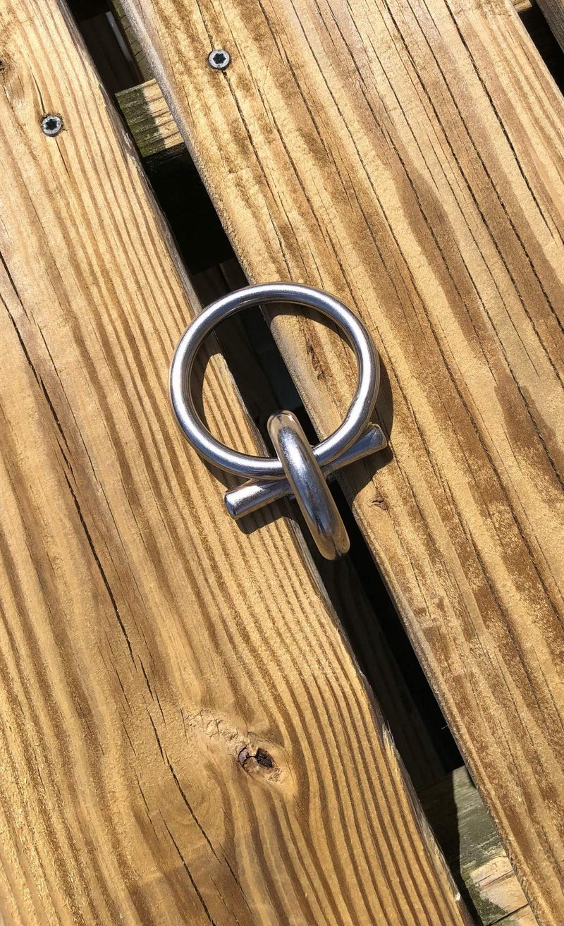 US Stainless Portable Dock Cleat 316 Stainless Steel with O-Ring for Fenders, Bumpers, Mooring Line Marine Grade - Image 3
